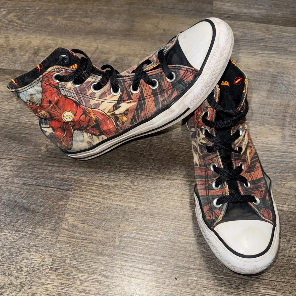 Converse Chuck Taylor All Star DC Comics The Flash High Top Sneakers Mens 6